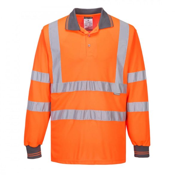 Portwest Hi-Vis hosszú ujjú pólóing-S277-sárga-5XL