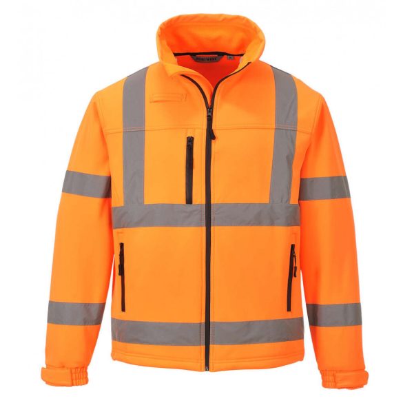 Portwest Jól láthatósági Softshell dzseki (3L)-S424-narancs-L
