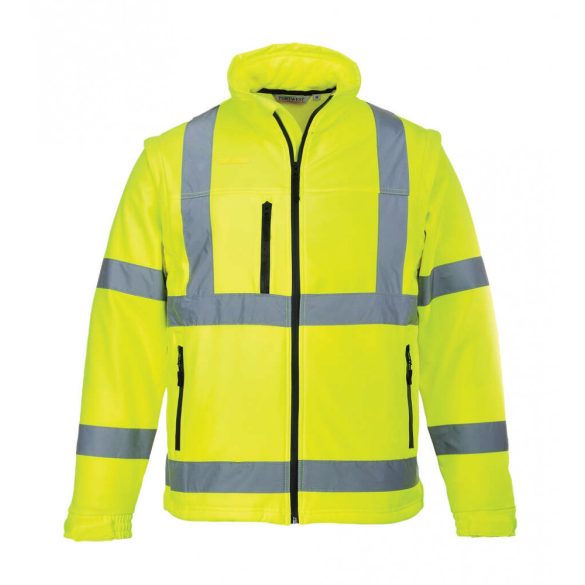 Portwest Jól láthatósági Softshell dzseki-S428-sárga-L