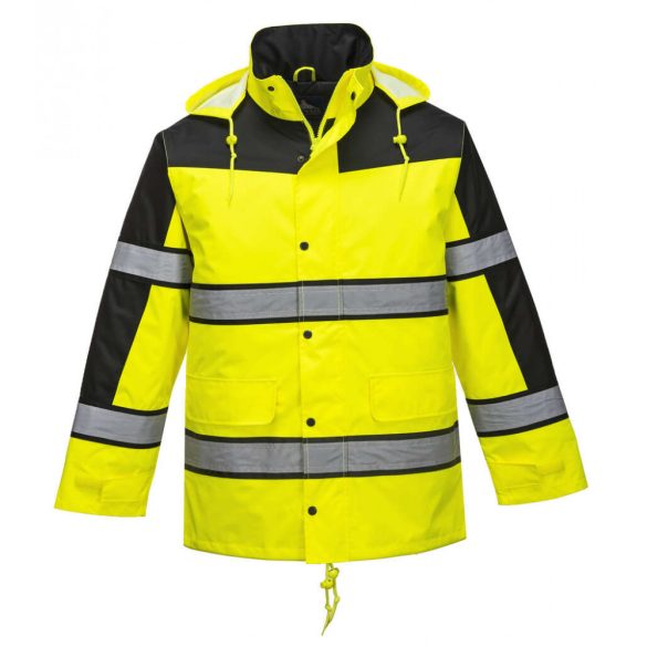 Portwest Classic kéttónusú kabát-S462-sárga-M
