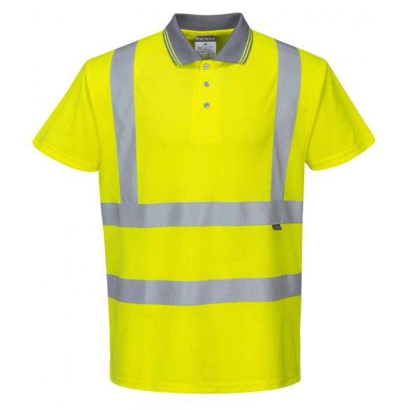 Portwest Jól láthatósági teniszpóló-S477-sárga-S
