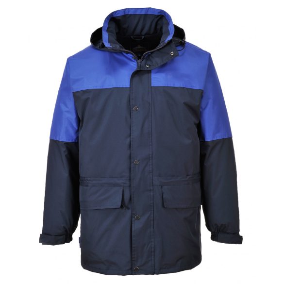 Portwest Oban bélelt kabát-S523-tengerészkék / royal-XL