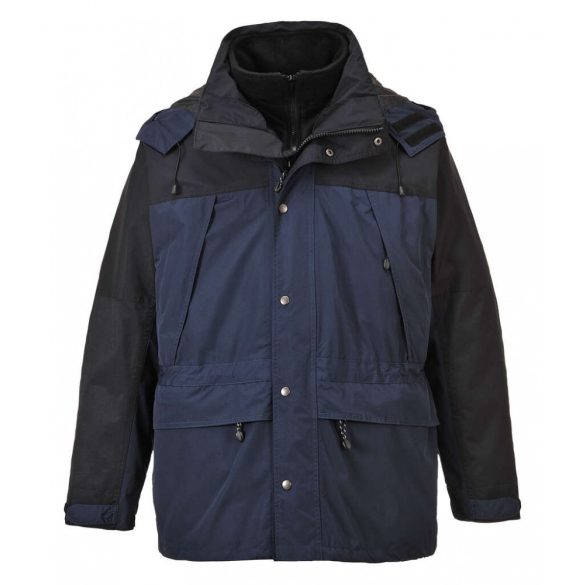Portwest Orkney 3 az 1-ben lélegző kabát-S532-tengerészkék-2XL