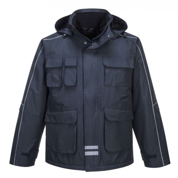Portwest Ripstop sokzsebes kabát-S563-tengerészkék-M