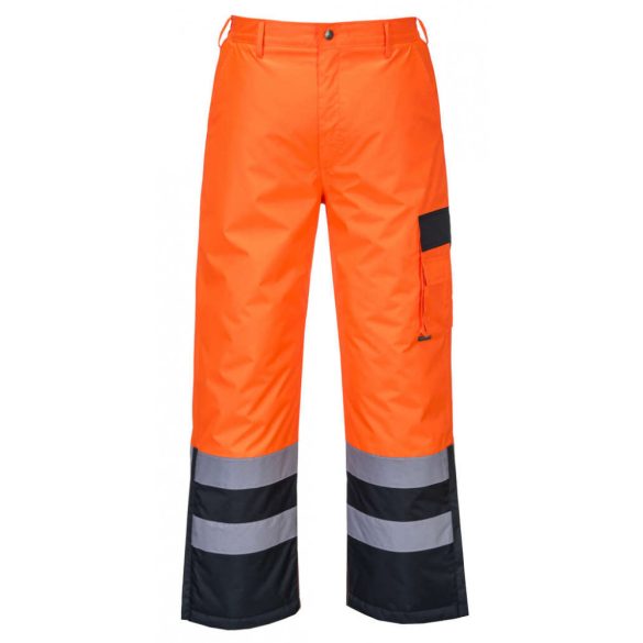 Portwest S686 - Hi-Vis Contrast nadrág - bélelt - XXL - narancs