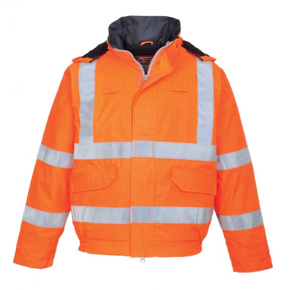 Portwest Antistatic FR Jacket-S773-narancs-XL