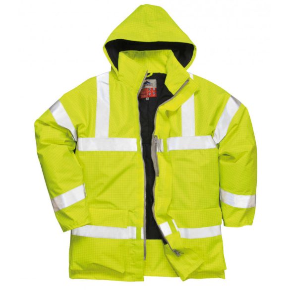 Portwest Antisztatikus és lángálló kabát-S778-sárga-6XL