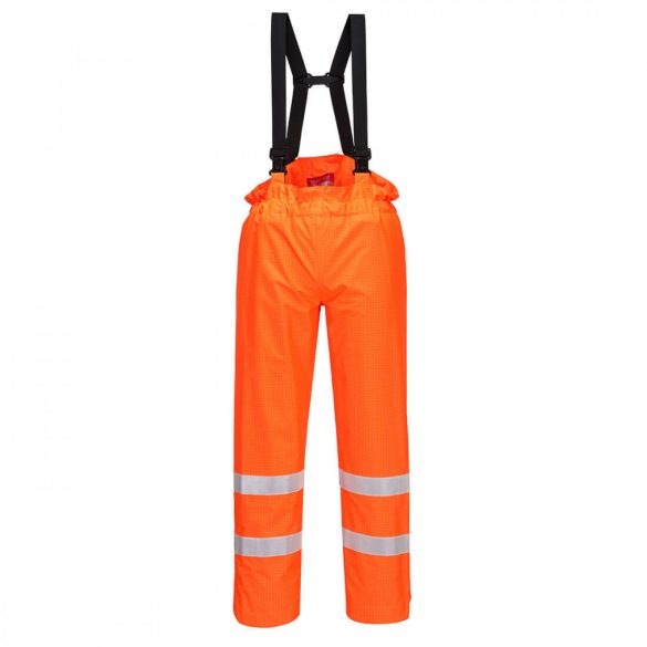 Portwest Antisztatikus és lángálló béleletlen nadrág-S780-narancs-3XL