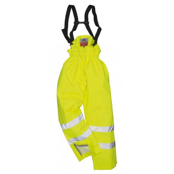 Portwest Antisztatikus és lángálló béleletlen nadrág-S780-sárga-3XL