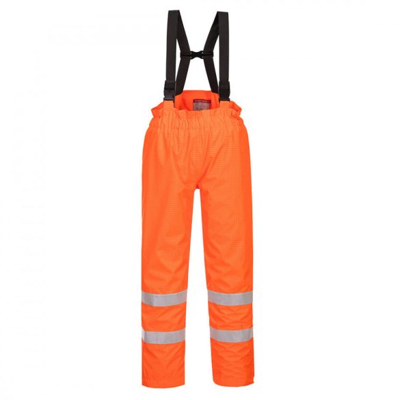 Portwest Antisztatikus és lángálló bélelt nadrág-S781-narancs-3XL