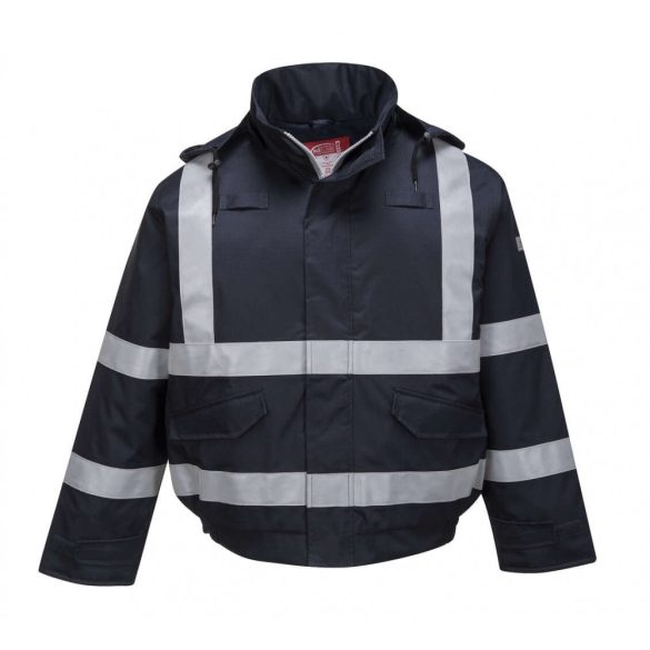 Portwest Bizflame Rain Multi Protection bomber kabát-S783-tengerészkék-M