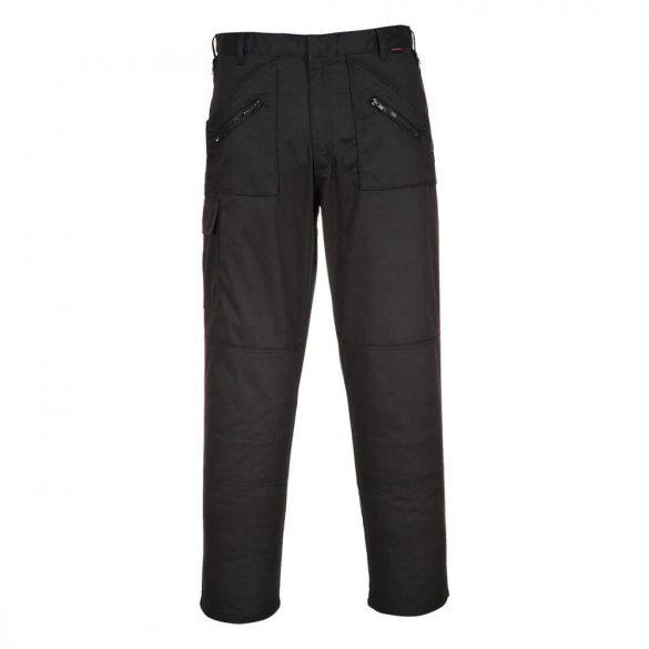 Portwest Stretch Action nadrág-S905-fekete-28 (XS)