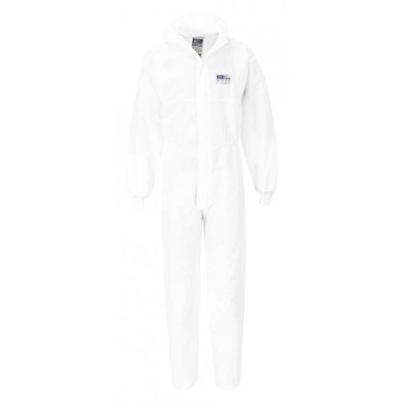 Portwest ST35 - BizTex SMS védőoverál kötött mandzsettával, Type 5/6 - XXL - fehér