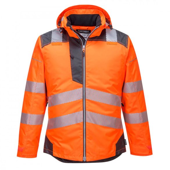 Portwest Vision Hi-Vis télikabát-T400-narancs/szürke-2XL
