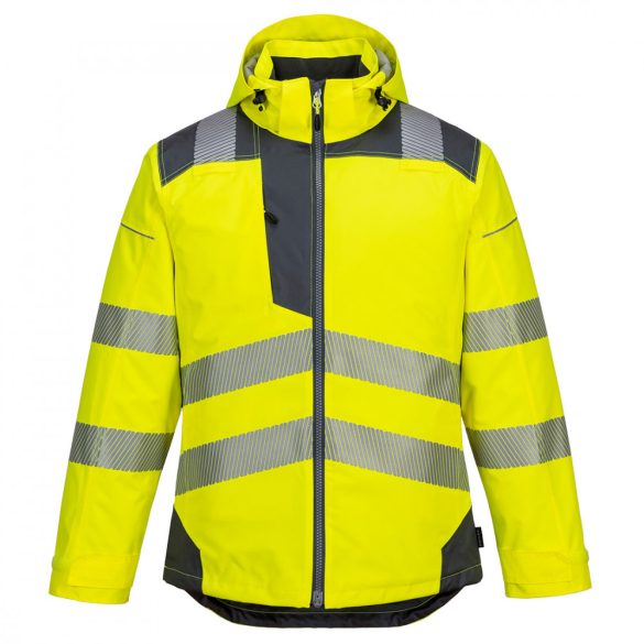 Portwest Vision Hi-Vis télikabát-T400-sárga / szürke-2XL