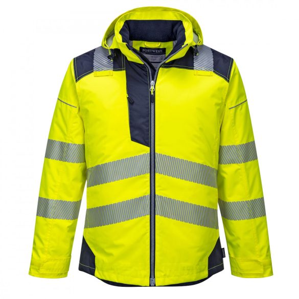 Portwest Vision Hi-Vis télikabát-T400-sárga / tengerészkék-M