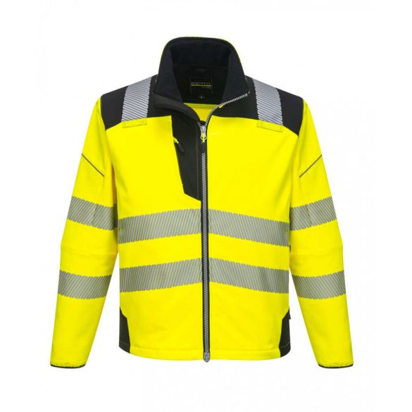 Portwest Vision Hi-Vis softshell kabát-T402-sárga / fekete-M