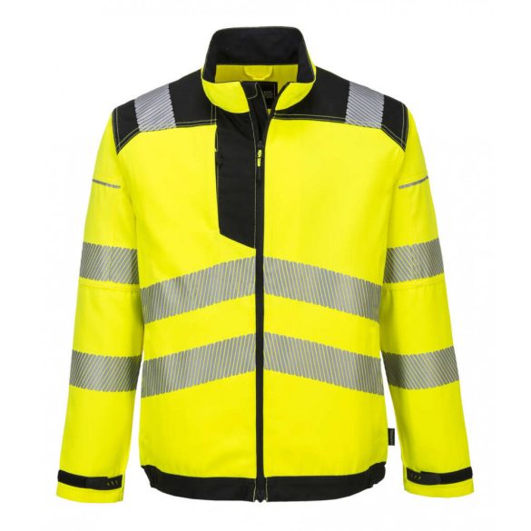 Portwest Vision jól láthatósági kabát-T500-sárga / fekete-3XL