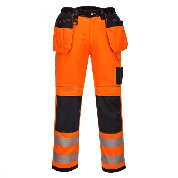 Portwest Vision Hi-Vis nadrág-T501-narancs/fekete-28 (XS)