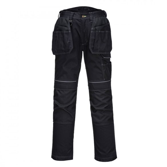 Portwest PW3 Urban Work lengőzsebes nadrág-T602-fekete-41 (XL)