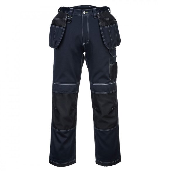 Portwest PW3 Urban Work lengőzsebes nadrág-T602-tengerészkék/fekete-41 (XL)
