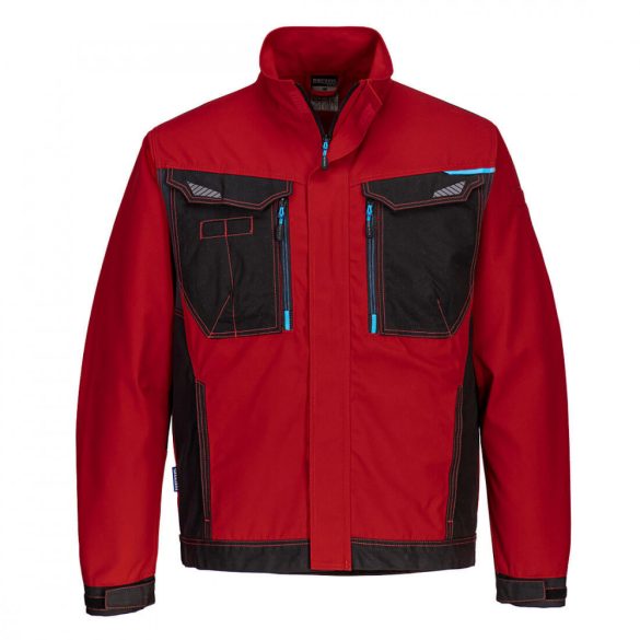 Portwest WX3 kabát-T703-sötét piros-3XL