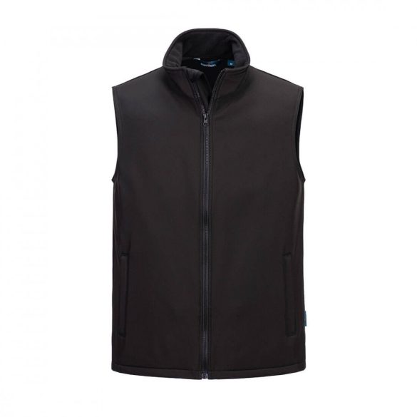 Portwest Print and Promo Softshell Gilet (2L) mellény-TK22-fekete-3XL