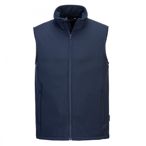 Portwest Print and Promo Softshell Gilet (2L) mellény-TK22-tengerészkék-M
