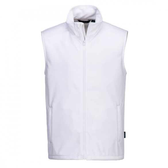 Portwest Print and Promo Softshell Gilet (2L) mellény-TK22-fehér-S