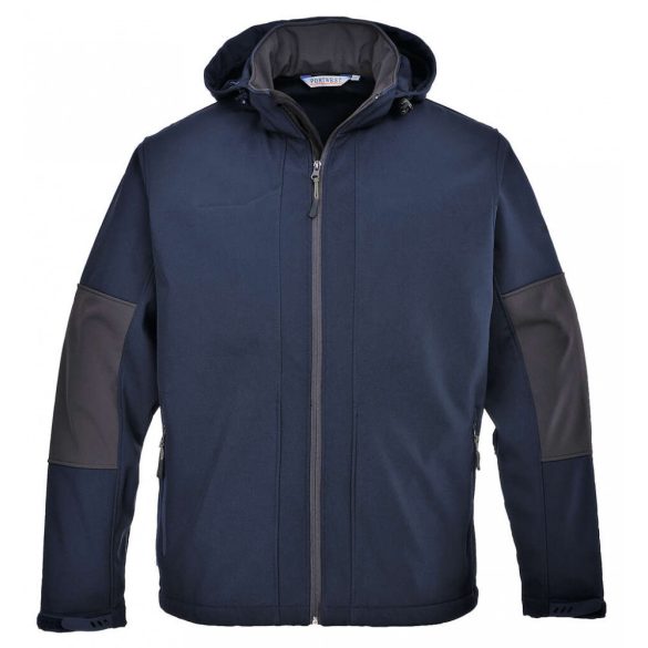 Portwest Softshell dzseki kapucnival-TK53-tengerészkék-L