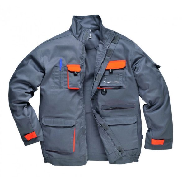Portwest Texo kétszínű kabát-TX10-szürke-L